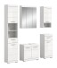 Badezimmer-Set >Scout< in Weiß/Weiß hochglanz - 164x191x34cm (BxHxT)