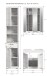 Badezimmer-Set >Scout< in Weiß/Weiß hochglanz - 112x191x34cm (BxHxT)