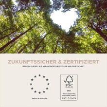 Badezimmer-Set >Scout< in Weiß/Weiß hochglanz - 112x191x34cm (BxHxT)