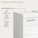 Badezimmer-Set >Scout< in Weiß/Weiß hochglanz - 112x191x34cm (BxHxT)