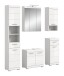 Badezimmer-Set >Scout< in Weiß/Weiß hochglanz - 164x191x34cm (BxHxT)
