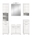 Badezimmer-Set >Scout< in Weiß/Weiß hochglanz - 164x191x34cm (BxHxT)