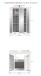 Badezimmer-Set >Scout< in Weiß/Weiß hochglanz - 60x191x34cm (BxHxT)