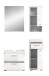Badezimmer-Set >Scout< in Weiß/Weiß hochglanz - 112x191x34cm (BxHxT)