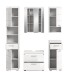 Badezimmer-Set >Scout< in Weiß/Weiß hochglanz - 164x191x34cm (BxHxT)