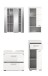 Badezimmer-Set >Scout< in Weiß/Weiß hochglanz - 112x191x34cm (BxHxT)