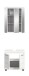 Badezimmer-Set >Scout< in Weiß/Weiß hochglanz - 60x191x34cm (BxHxT)