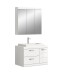 Badezimmer-Set >Scout< in Weiß/Weiß hochglanz - 80x191x50cm (BxHxT)