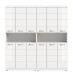 Badezimmer-Set >Scout< in Weiß/Weiß hochglanz - 180x191x31cm (BxHxT)