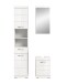 Badezimmer-Set >Scout< in Weiß/Weiß hochglanz - 92x191x34cm (BxHxT)