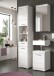Badezimmer-Set >Scout< in Weiß/Weiß hochglanz - 92x191x34cm (BxHxT)