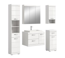 Badezimmer-Set >Scout< in Weiß/Weiß...