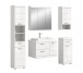 Badezimmer-Set >Scout< in Weiß/Weiß hochglanz - 184x191x50cm (BxHxT)