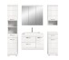 Badezimmer-Set >Scout< in Weiß/Weiß hochglanz - 184x191x50cm (BxHxT)