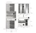 Badezimmer-Set >Scout< in Weiß/Weiß hochglanz - 169x191x50cm (BxHxT)