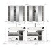 Badezimmer-Set >Scout< in Weiß/Weiß hochglanz - 175x191x50cm (BxHxT)