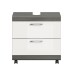 Waschbeckenunterschrank >Scout< in Rauchsilber/Weiß hochglanz - 60x60x34 (BxHxT)