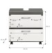 Waschbeckenunterschrank >Scout< in Rauchsilber/Weiß hochglanz - 60x60x34 (BxHxT)