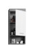 Badezimmer-Set >Scout< in Rauchsilber/Weiß hochglanz - 164x191x37cm (BxHxT)
