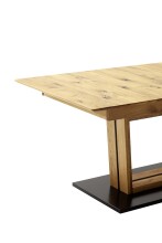 Kulissen-Esstisch >Morena< ausziehbar auf 210cm, in Ast-/Balkeneiche - 160/210x77x90 (BxHxT)