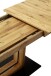 Kulissen-Esstisch >Morena< ausziehbar auf 210cm, in Ast-/Balkeneiche - 160/210x77x90 (BxHxT)