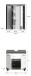 Badezimmer-Set >Scout< in Rauchsilber/Weiß hochglanz - 60x191x34cm (BxHxT)