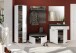 Garderoben-Set >Scout< in Rauchsilber/Weiß hochglanz - 195x197x40cm (BxHxT)