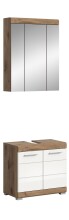 Badezimmer-Set >Wave< in Nox Oak...
