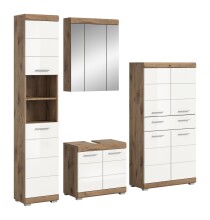 Badezimmer-Set >Wave< in Nox Oak...