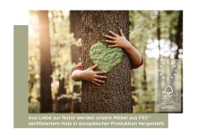 Midischrank >Lambada< in Eiche Sonoma Dekor / Weiß hochglanz - 74x141x31 (BxHxT)