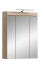 Badezimmerspiegelschrank >Lambada< in Eiche Dekor / Spiegel - 60x79x18cm (BxHxT)