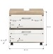 Waschbeckenunterschrank >Lambada< in Eiche Dekor / Weiß - 60x60x34cm (BxHxT)