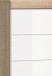 Badezimmer-Set >Lambada< in Eiche Dekor / Weiß hochglanz - 164x191x34cm (BxHxT)