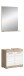 Badezimmer-Set >Lambada< in Eiche Dekor / Weiß - 60x191x34cm (BxHxT)