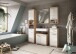 Badezimmer-Set >Lambada< in Eiche Dekor / Weiß - 60x191x34cm (BxHxT)
