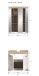 Badezimmer-Set >Lambada< in Eiche Dekor / Weiß - 60x191x34cm (BxHxT)