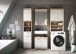 Badezimmer-Set >Lambada< in Eiche Dekor / Weiß - 190x191x34cm (BxHxT)