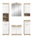 Badezimmer-Set >Lambada< in Eiche Dekor / Weiß  - 164x191x34cm (BxHxT)