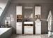 Badezimmer-Set >Lambada< in Eiche Dekor / Weiß  - 164x191x34cm (BxHxT)
