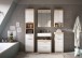 Badezimmer-Set >Lambada< in Eiche Dekor / Weiß  - 164x191x34cm (BxHxT)