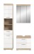 Badezimmer-Set >Lambada< in Eiche Dekor / Weiß - 112x191x34cm (BxHxT)