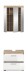 Badezimmer-Set >Lambada< in Eiche Dekor / Weiß - 60x191x34cm (BxHxT)
