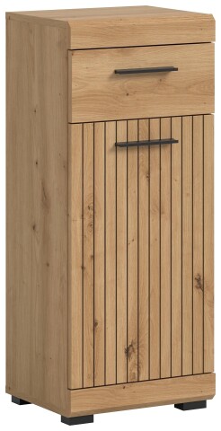 Hochschrank >Scout< in Artisan Eiche Nachbildung - 37x88x31cm (BxHxT)