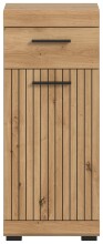 Hochschrank >Scout< in Artisan Eiche Nachbildung - 37x88x31cm (BxHxT)