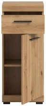 Hochschrank >Scout< in Artisan Eiche Nachbildung - 37x88x31cm (BxHxT)