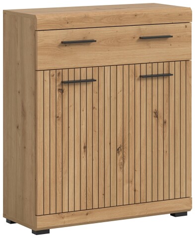 Hochschrank >Scout< in Artisan Eiche Nachbildung - 74x88x31cm (BxHxT)