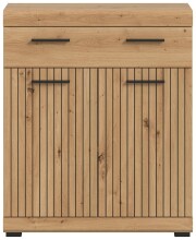 Hochschrank >Scout< in Artisan Eiche Nachbildung - 74x88x31cm (BxHxT)