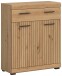 Hochschrank >Scout< in Artisan Eiche Nachbildung - 74x88x31cm (BxHxT)