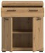 Hochschrank >Scout< in Artisan Eiche Nachbildung - 74x88x31cm (BxHxT)