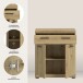 Hochschrank >Scout< in Artisan Eiche Nachbildung - 74x88x31cm (BxHxT)